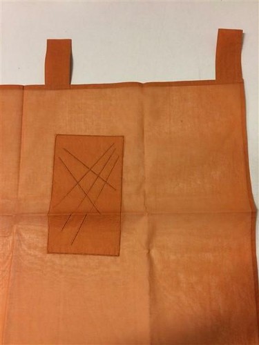Tenda arancione con - tenda,